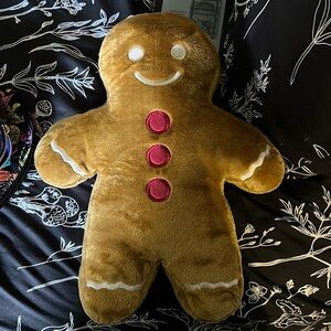 Target bullseye gingerbread pillow